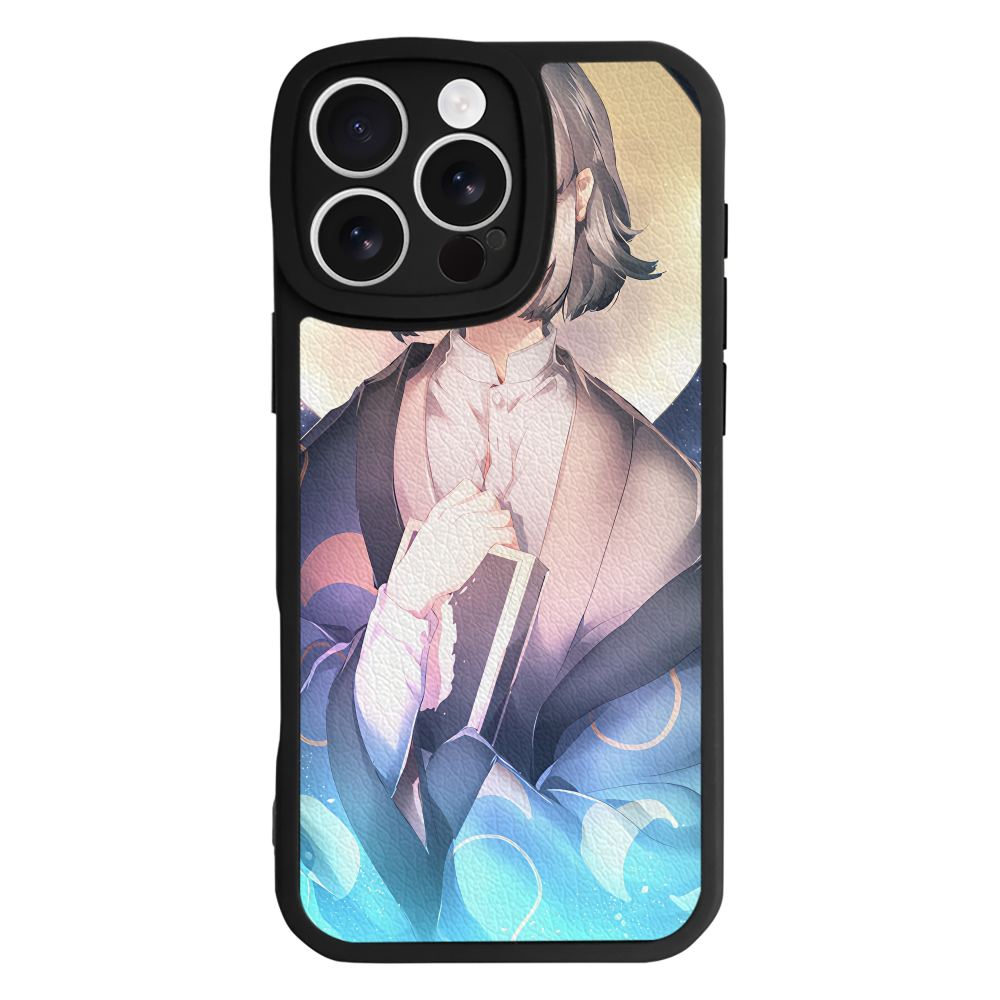 （画像用） 文豪ストレイドッグス Bungo Stray Dogs 【iPhone 16シリーズ対応】シリコンスマホケース（レザー調） 材質：シリコン